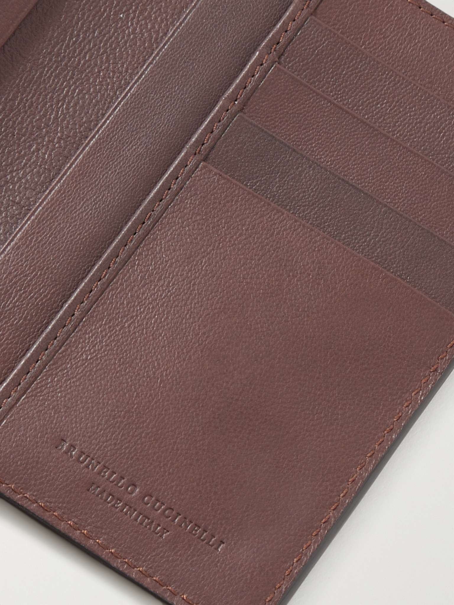 Logo-Debossed Leather Bifold Cardholder - 4