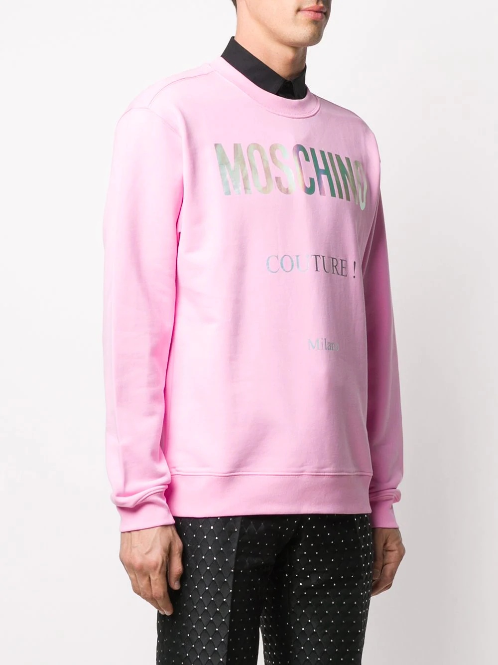 embroidered logo sweatshirt - 3