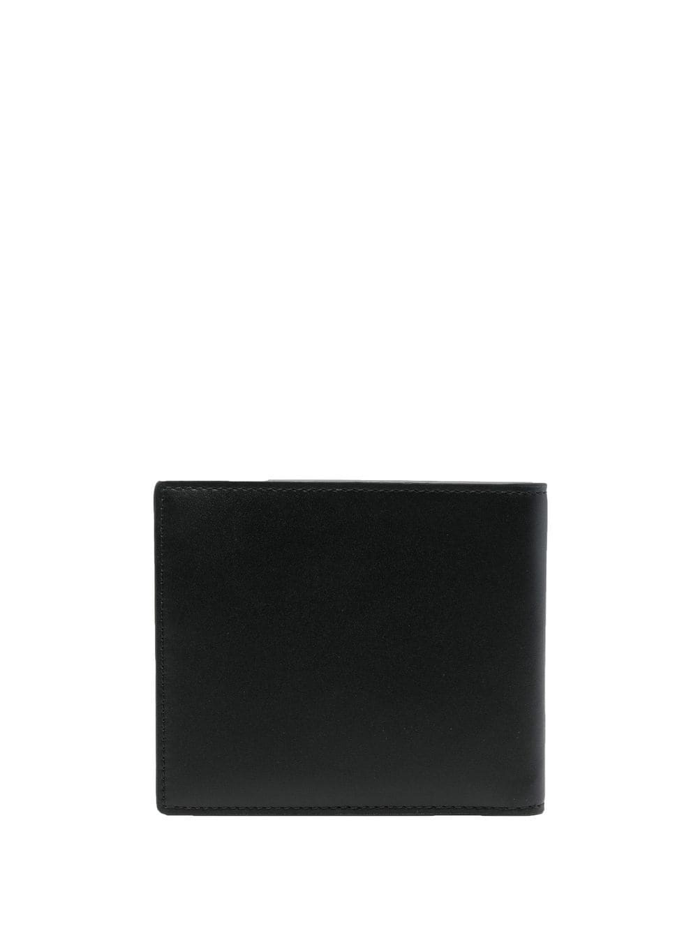logo-patch folded leather wallet - 2