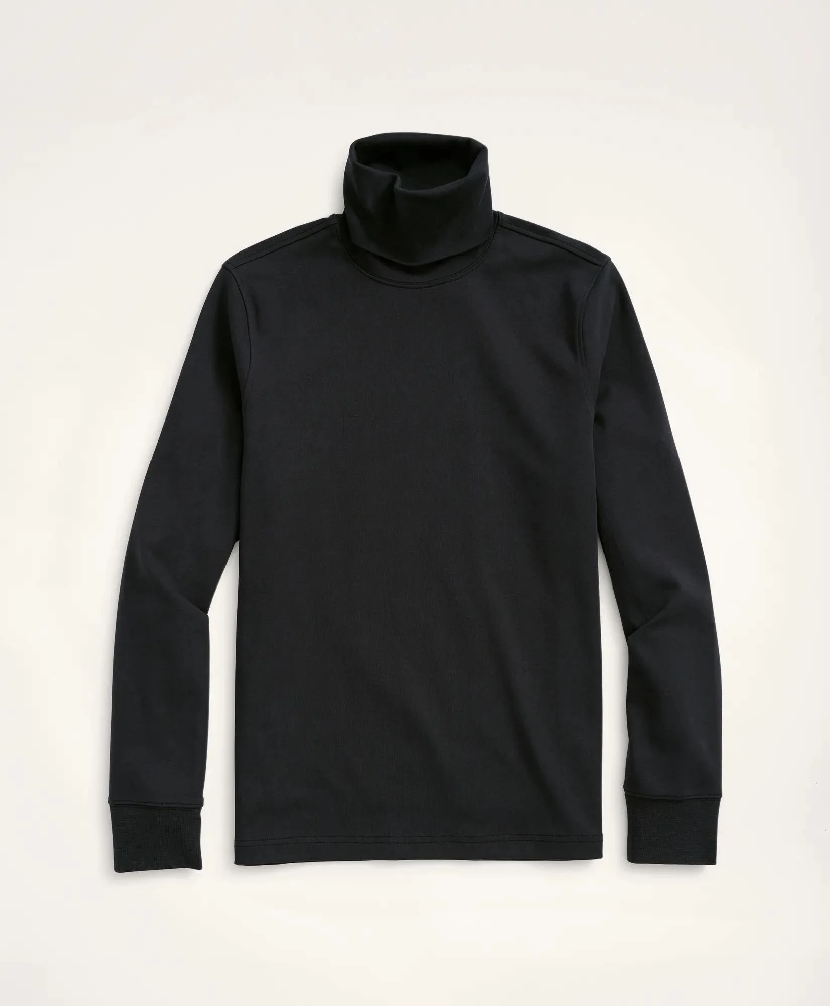 Stretch Supima® Cotton Turtleneck - 1