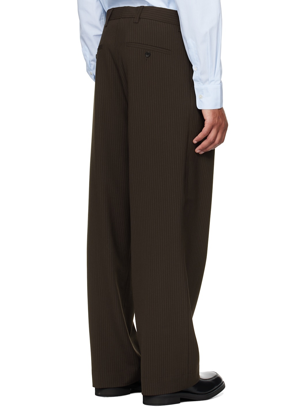 Brown Classic Trousers - 3