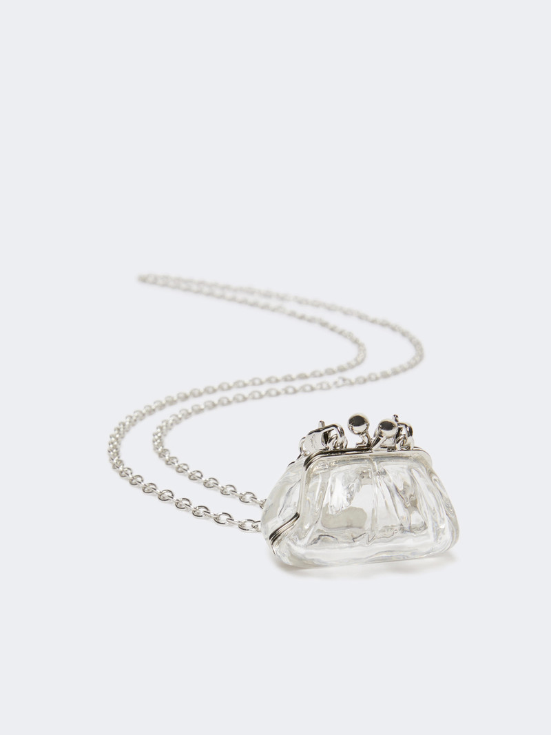 WEEKEND Max Mara Pasticcino Bag-pendant necklace - TRANSPARENT outlook