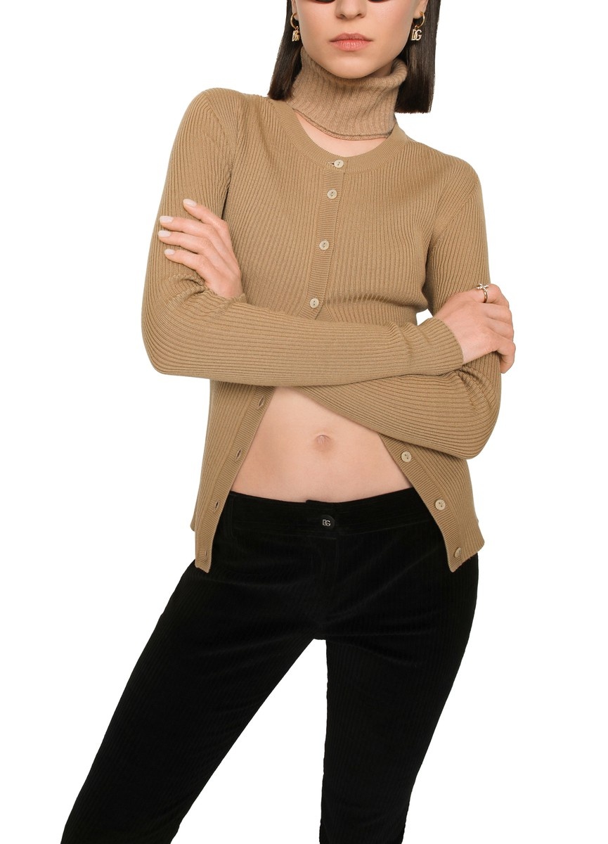 Wool and cashmere cardigan - 2