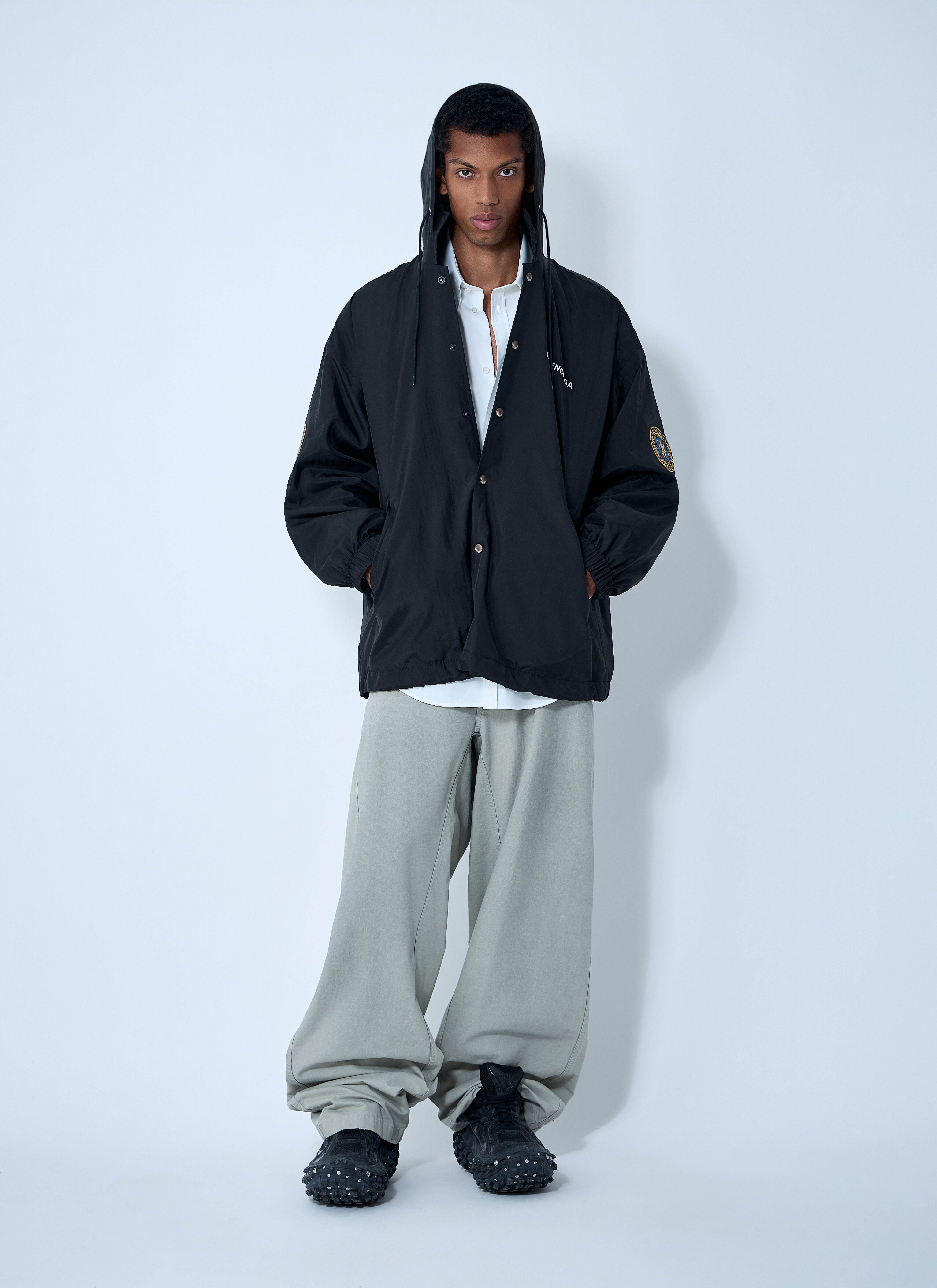 Logo Motif Windbreaker Jacket - 2
