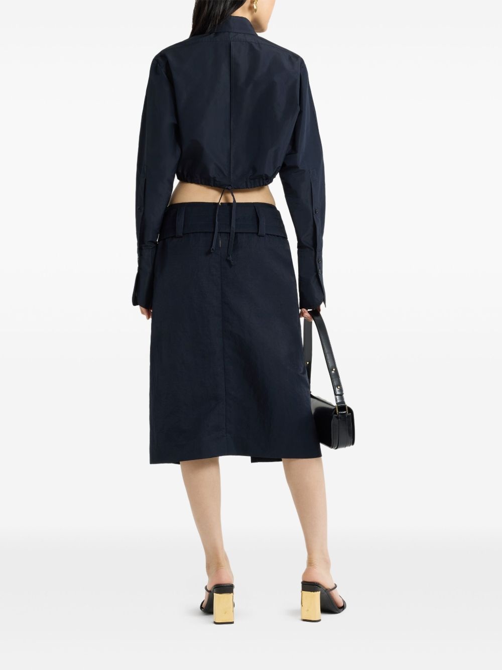 belted midi skirt - 3