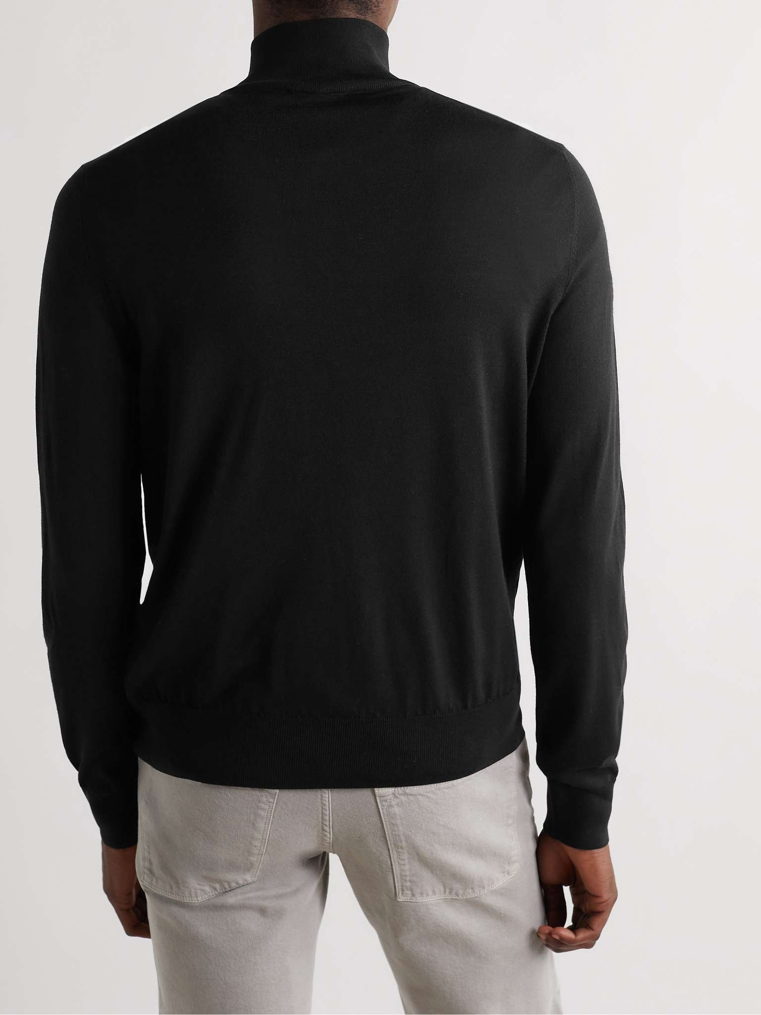 Wool Half-Zip Sweater - 4