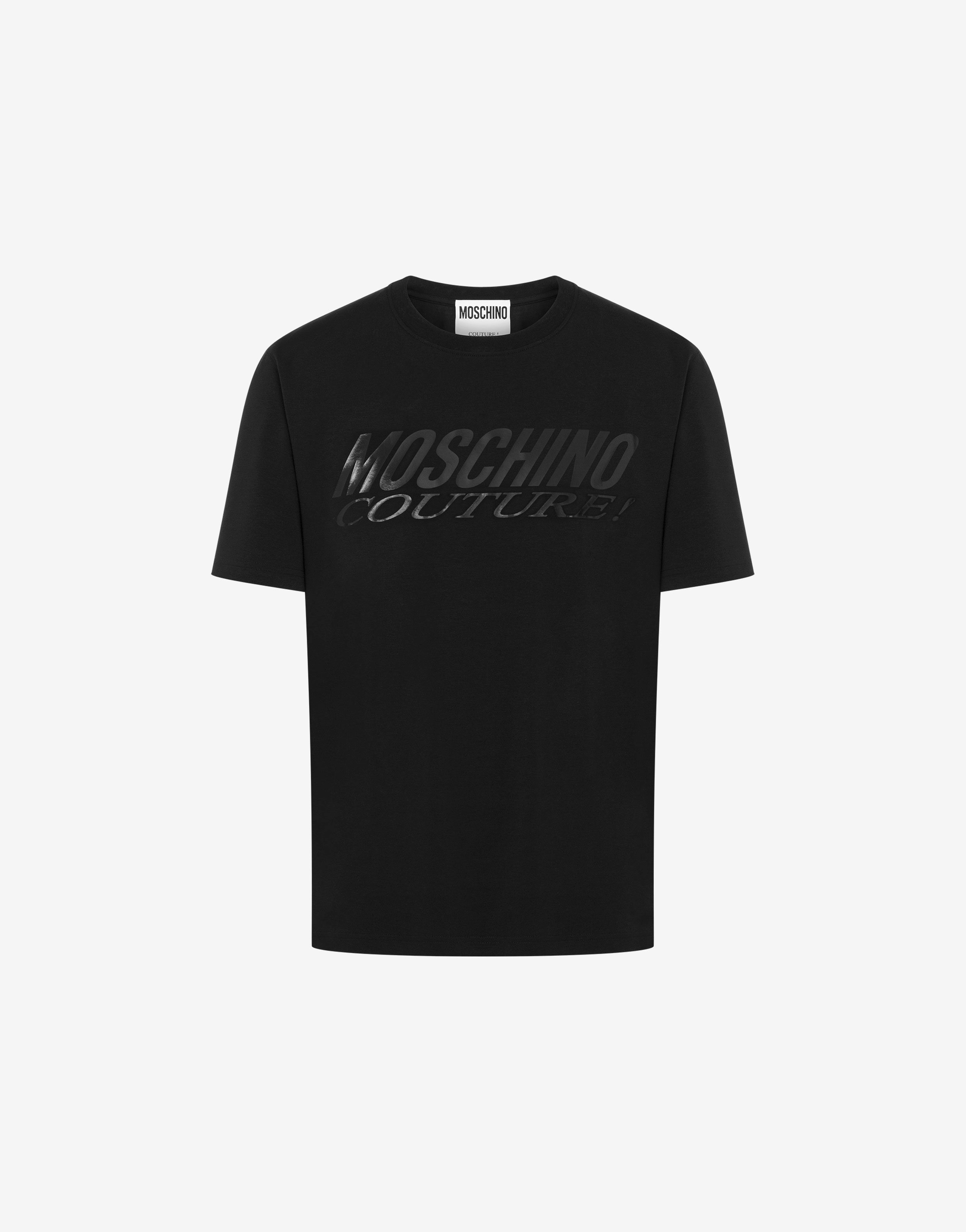 T-SHIRT WITH MOSCHINO COUTURE! LOGO - 1