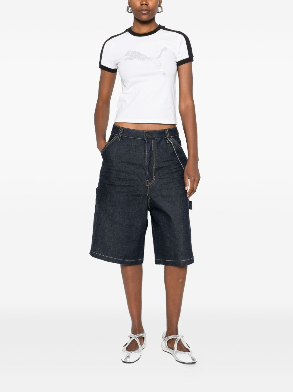 x Fenty rhinestone-embellishment T-shirt - 2