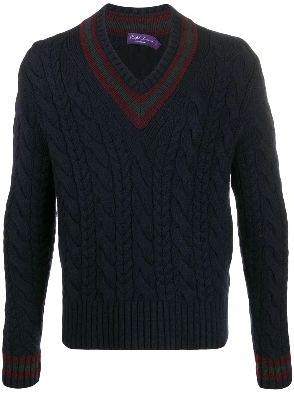 cable knit jumper - 1