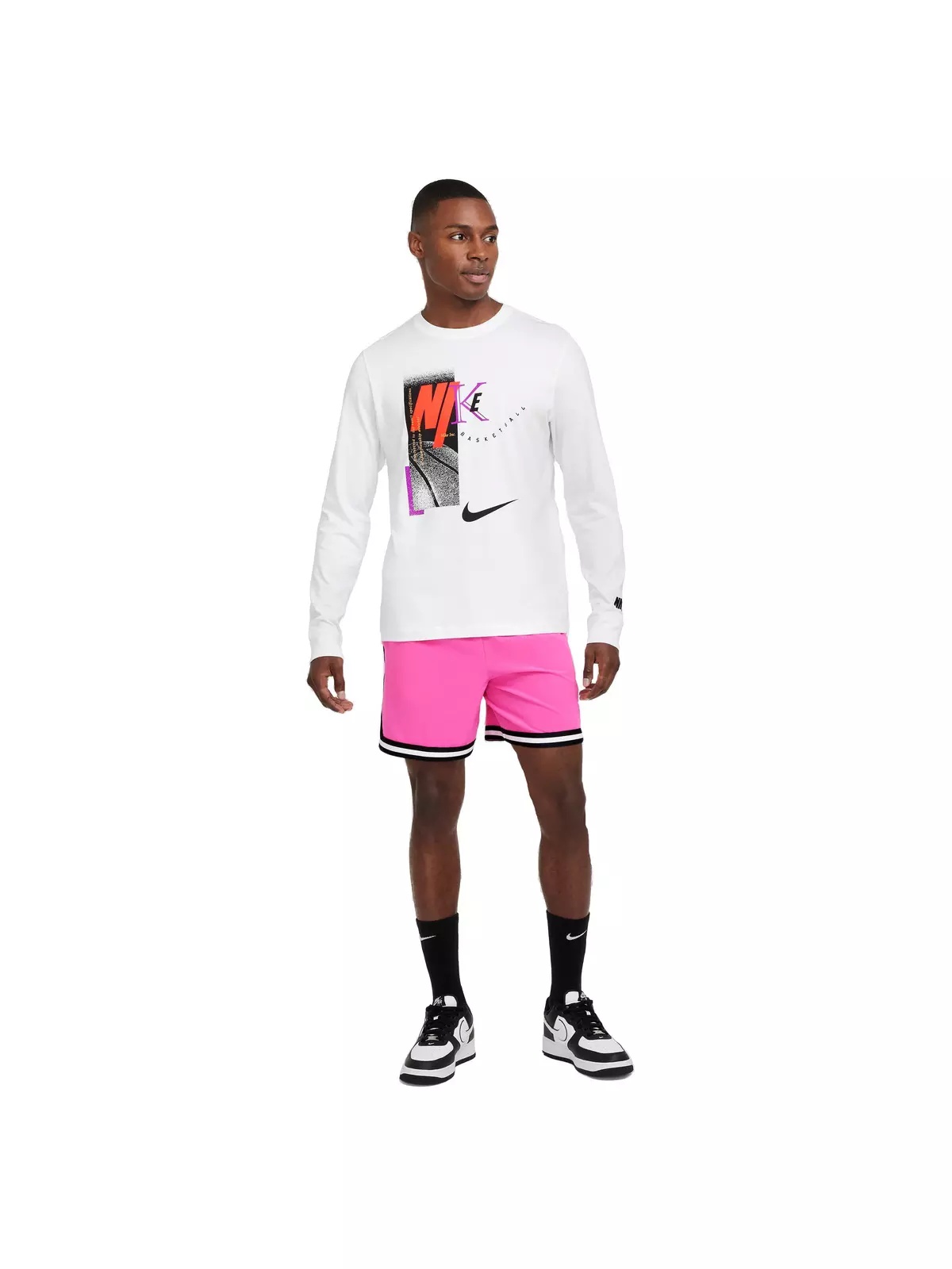 Men's Long Sleeve Basketball T-Shirt - 5