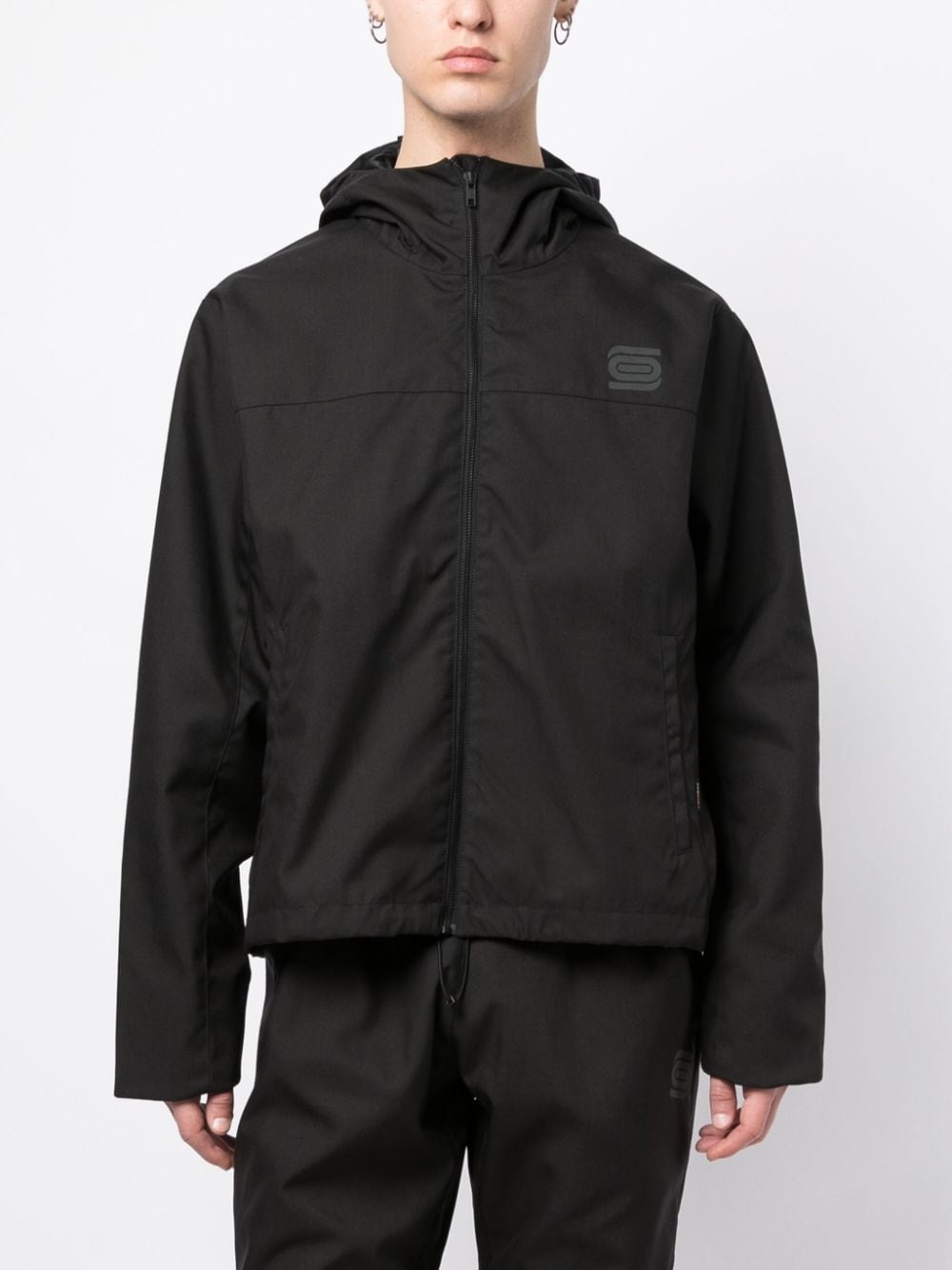 Stegosaur logo-print jacket - 3
