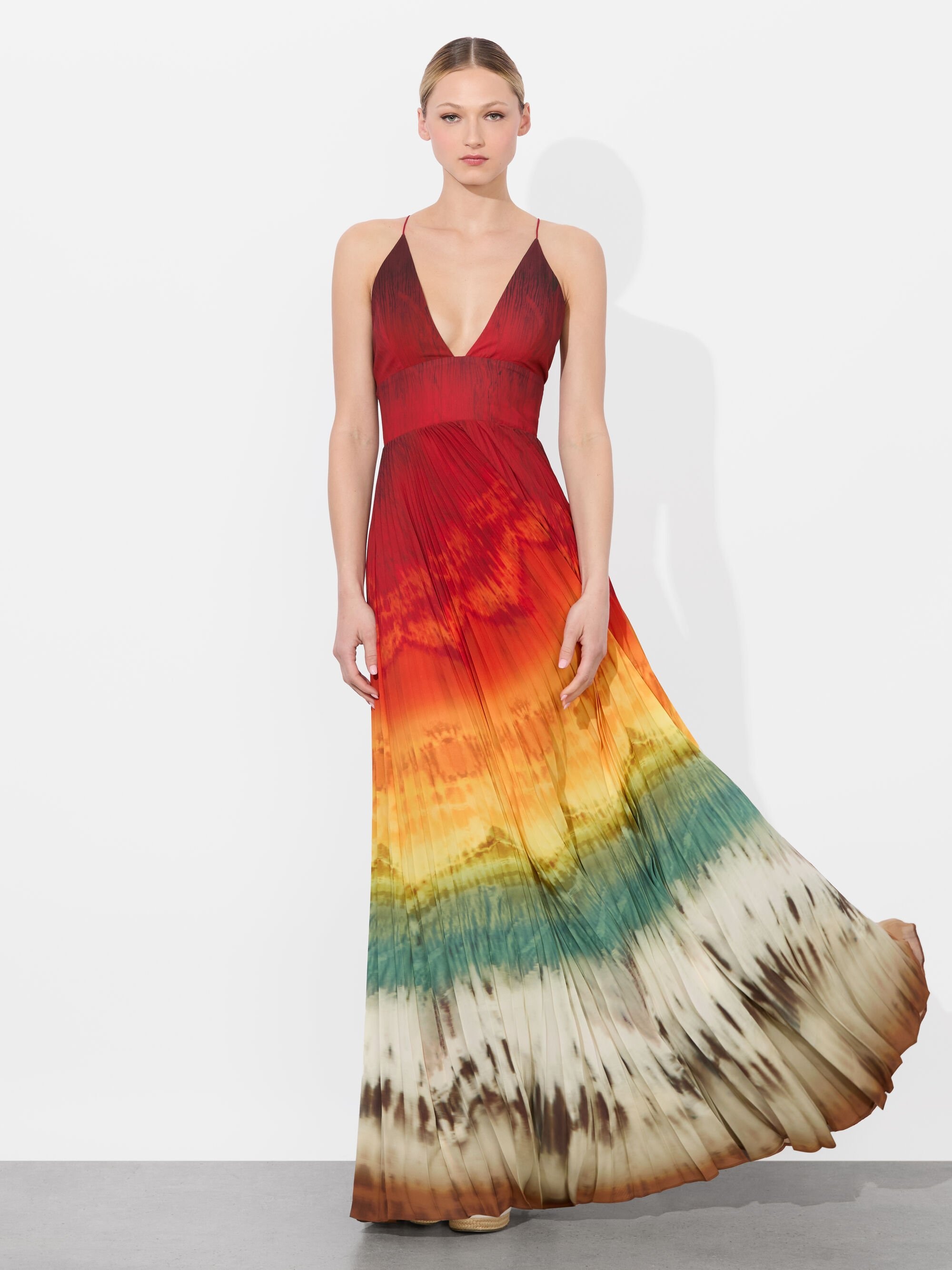 LAUREN PLEATED MAXI DRESS - 2