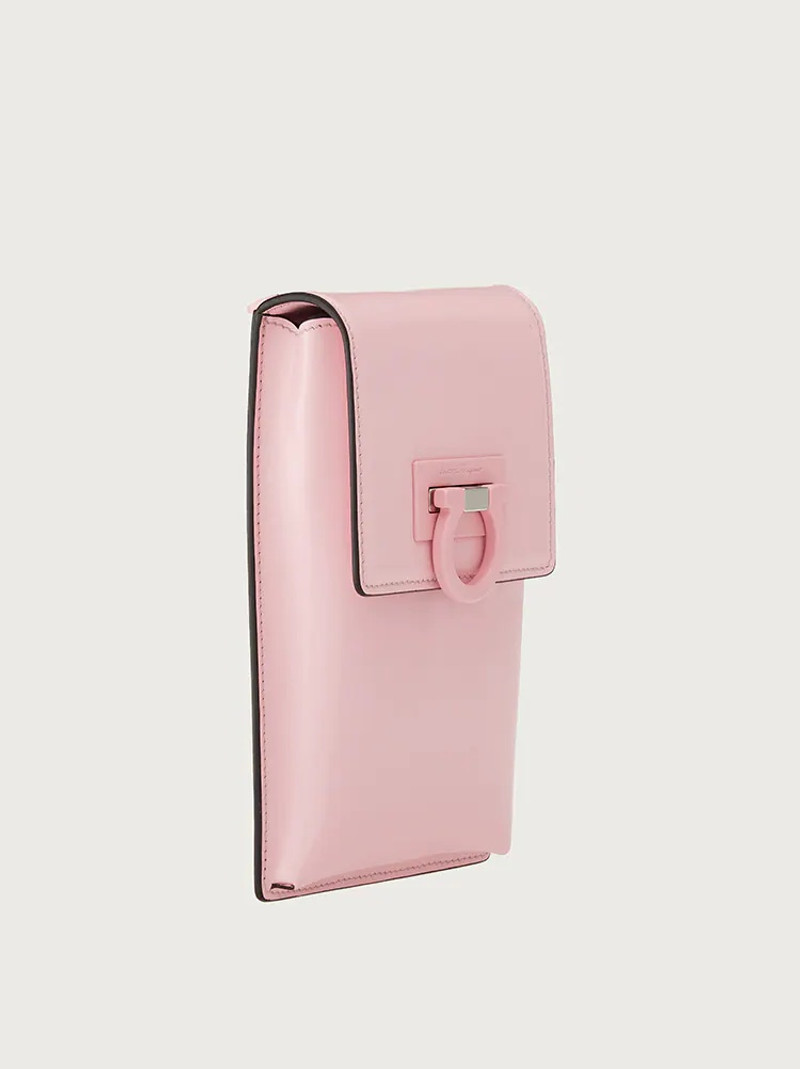 FERRAGAMO TRIFOLIO SMARTPHONE HOLDER outlook
