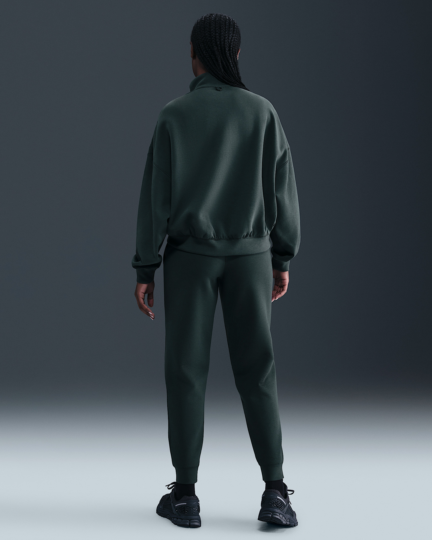 Nike 24.7 ImpossiblySoft Women's Dri-FIT Oversized 1/2-Zip Top - 5