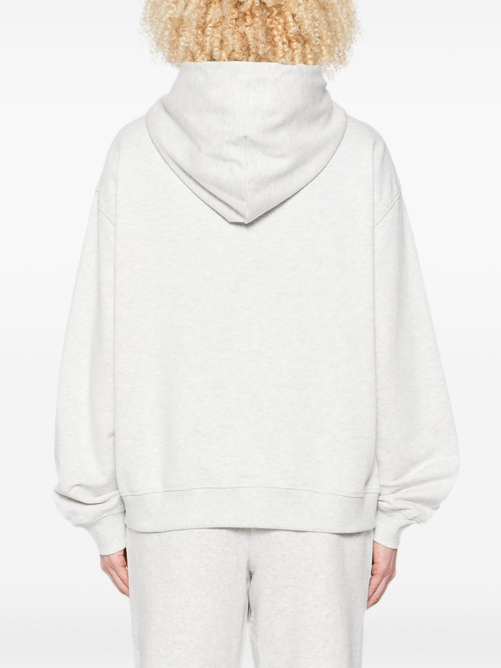 logo-printed hoodie - 4