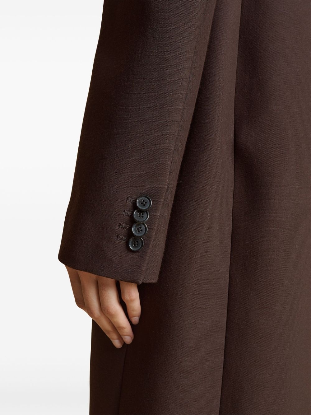 Bellow single-breasted coat - 6