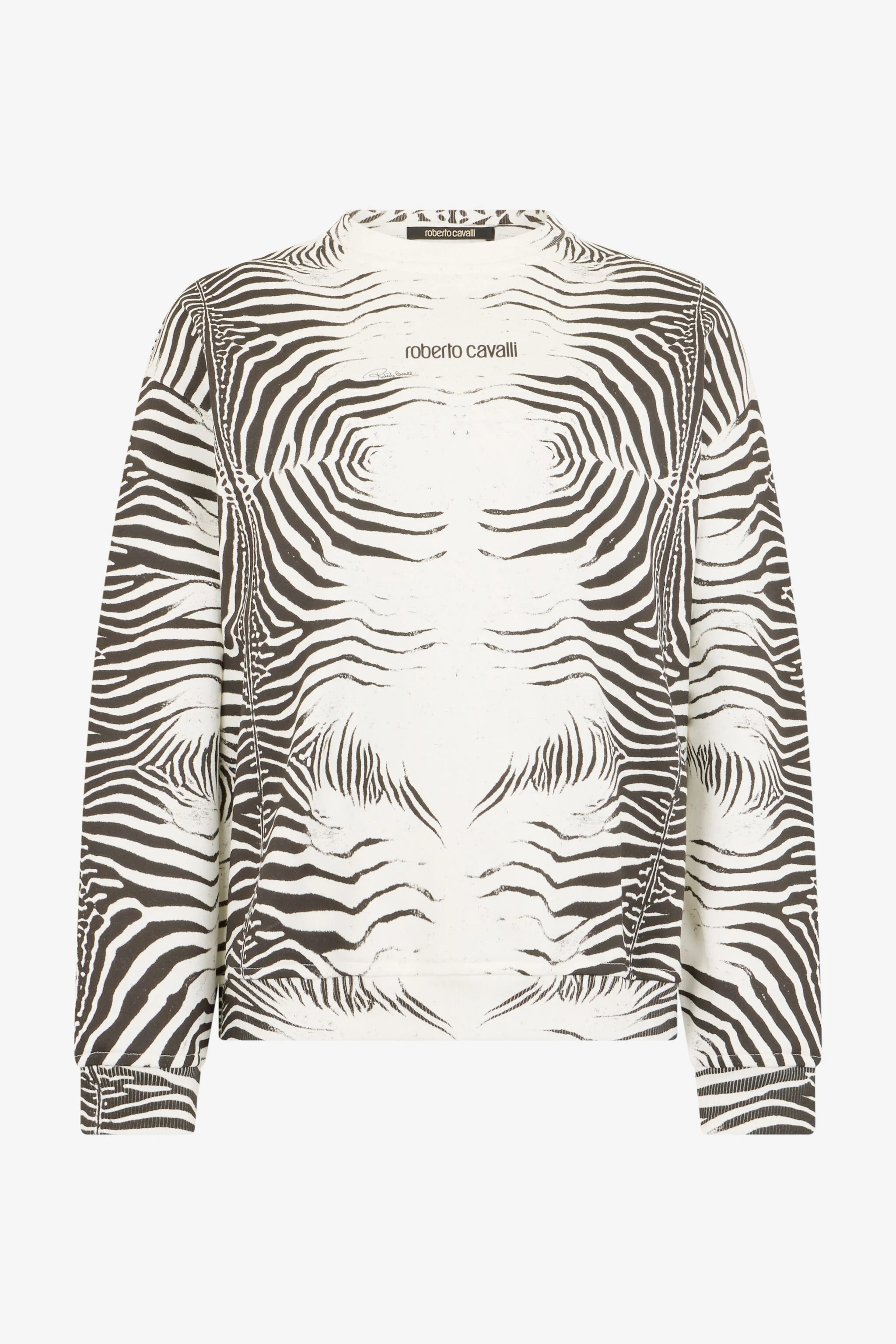 Zebra Print Sweatshirt - 1