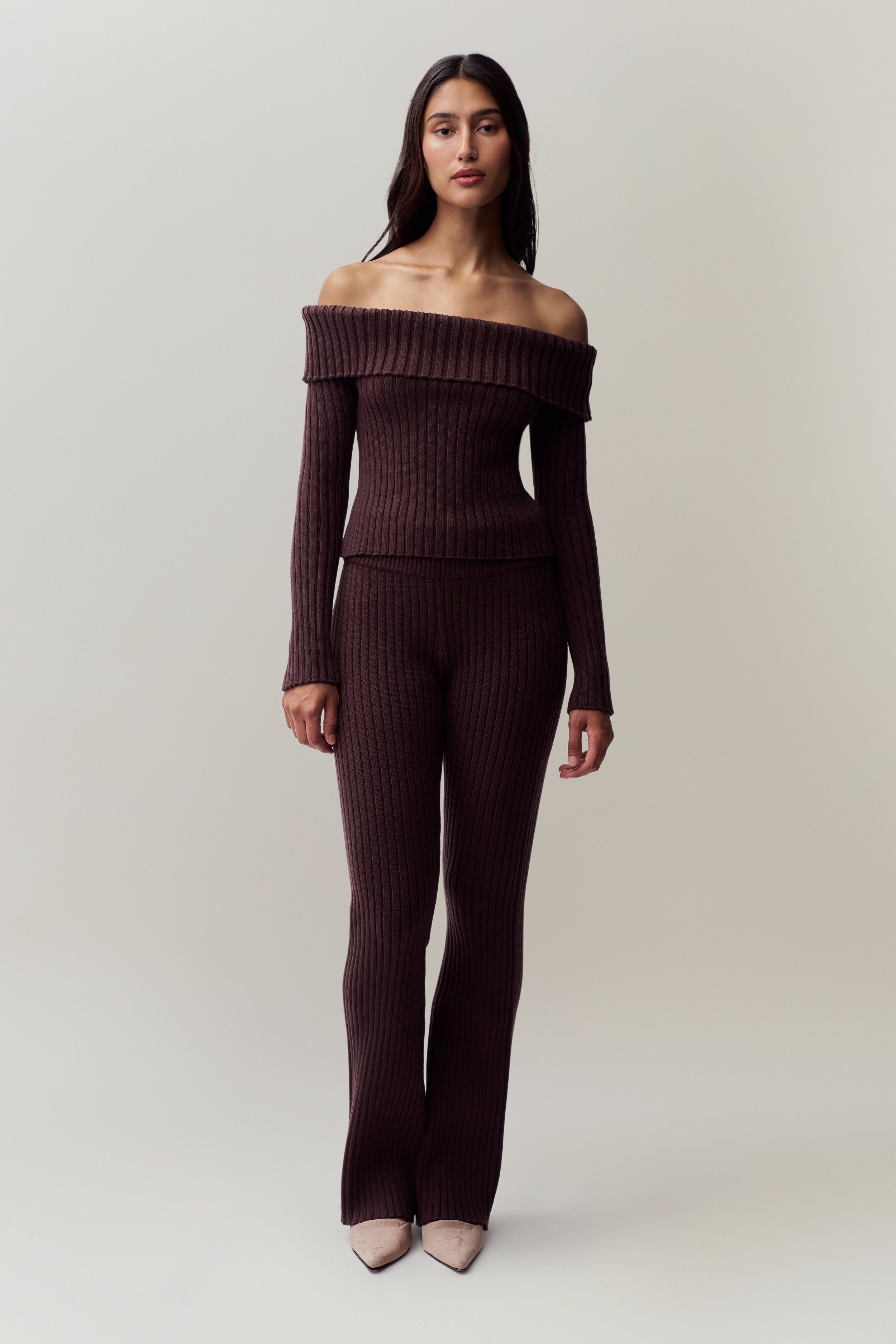 THALIA RIB PANTS - 4