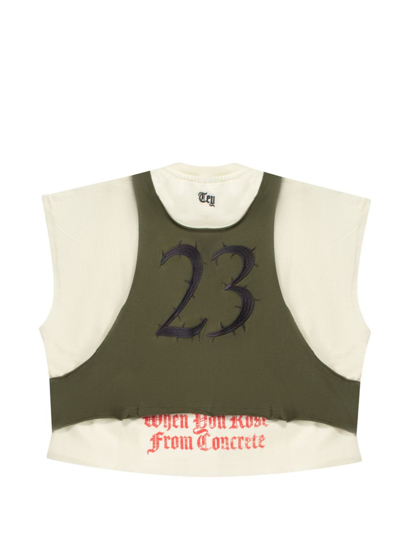 Jordan Teyana Taylor layered T-shirt outlook