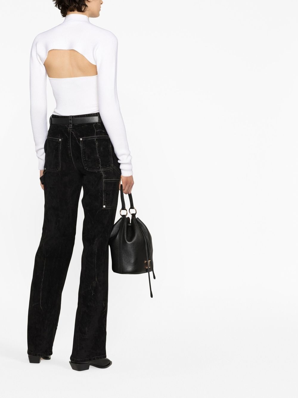 straight-leg denim jeans - 3