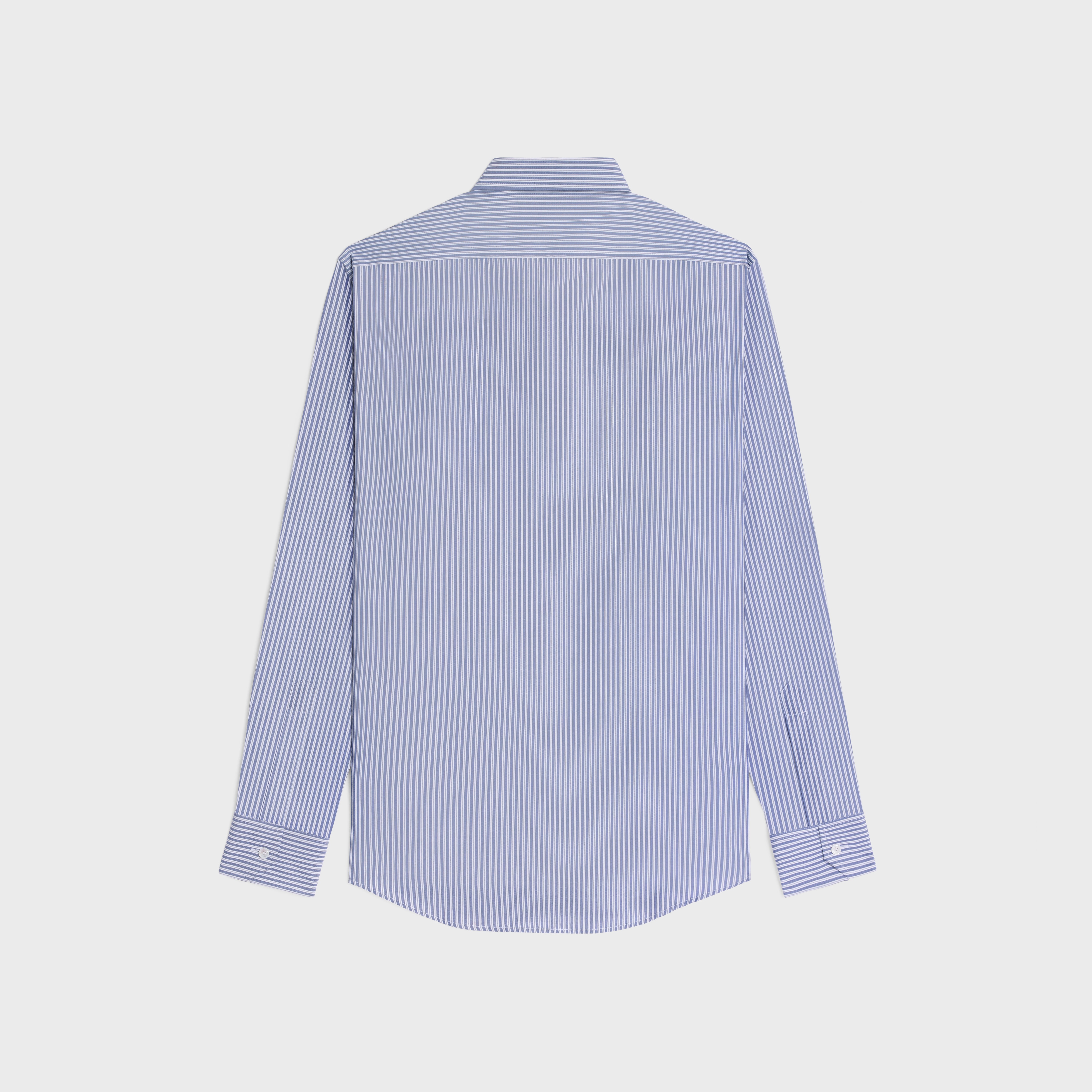 CELINE loose shirt in striped cotton | REVERSIBLE