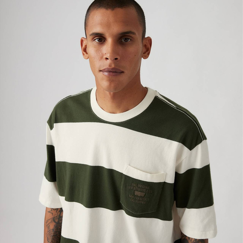 STEPPED HEM HALF-SLEEVE T-SHIRT 5