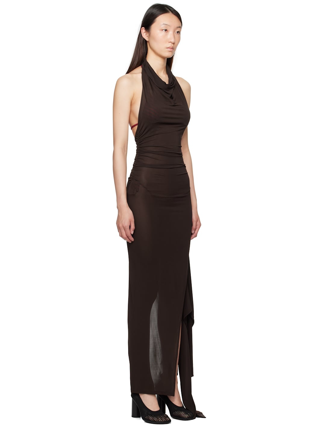 Brown Halcon Maxi Dress - 2