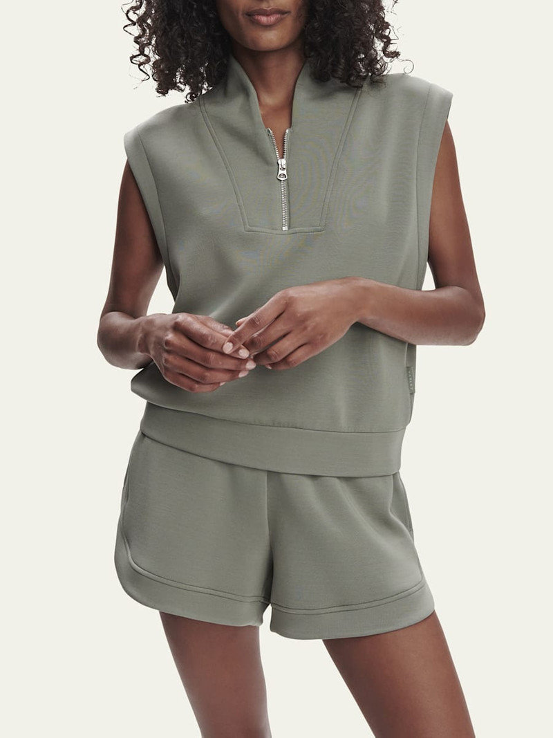 VARLEY Loretta Half-Zip Sleeveless Sweatshirt outlook