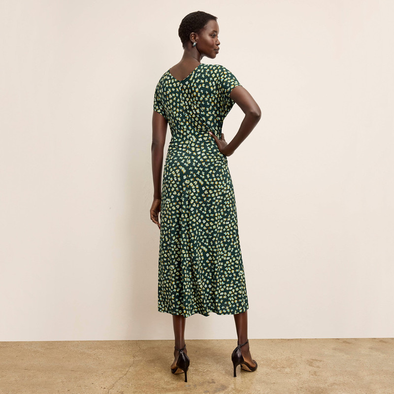 Von Ruched Dress - Light Printed Jersey 3
