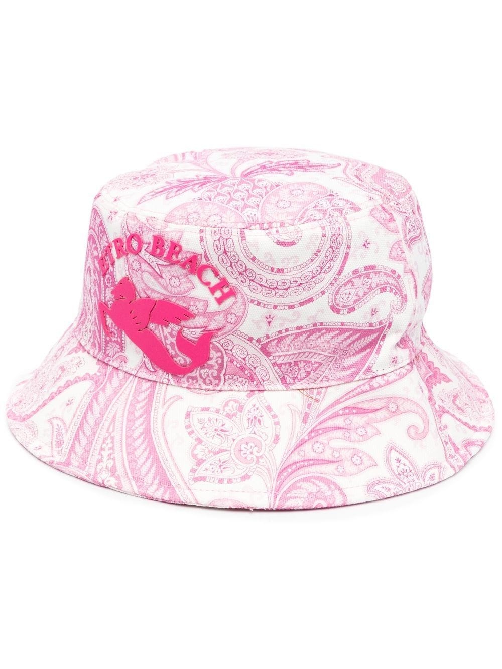 paisley-print bucket hat - 1