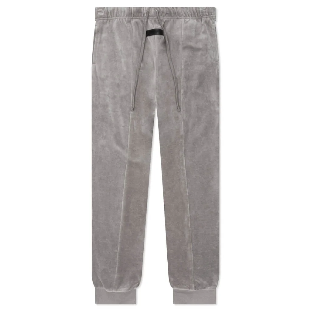 ESSENTIALS WOMEN'S VELOUR PANT - DESERT TAUPE - 1