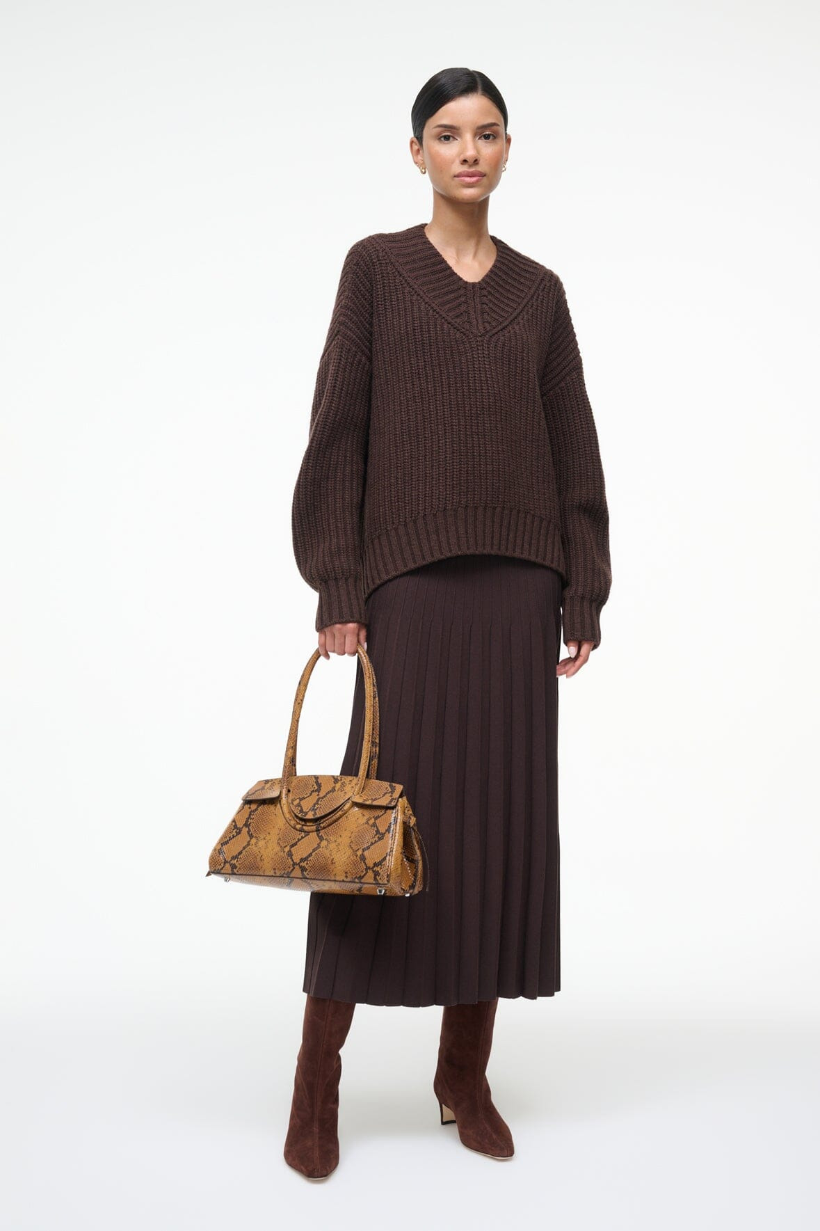 STAUD MAUDE SHOULDER BAG SNAKE - 2