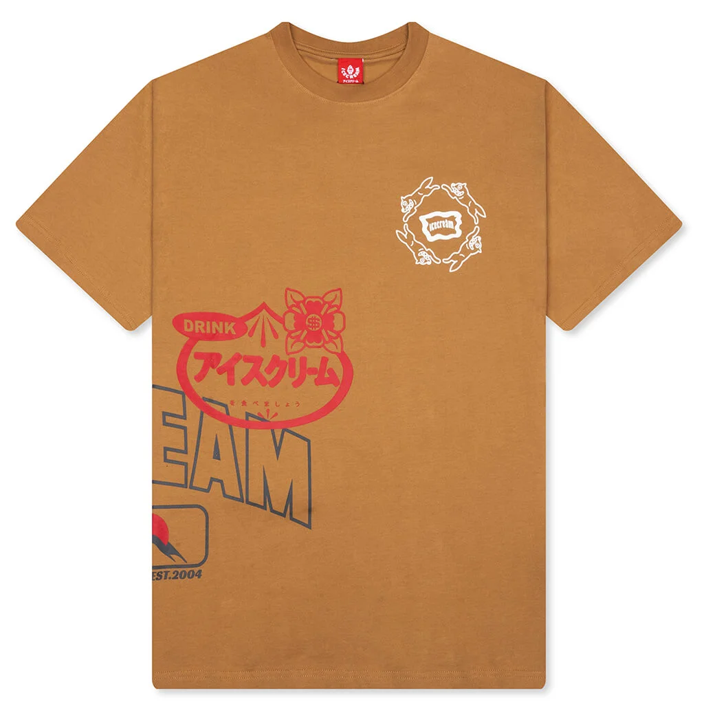 OVERLAY (OVERSIZE) S/S KNIT - APPLE CINNAMON - 1