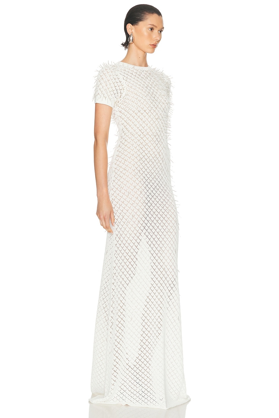 Gradient Glass Embroidery Gown - 2