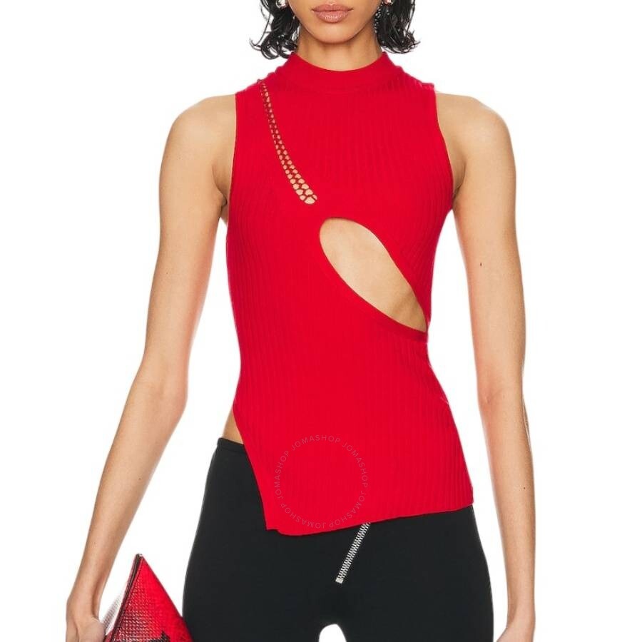 The Attico Cut Detail Sleeveless Top - 1