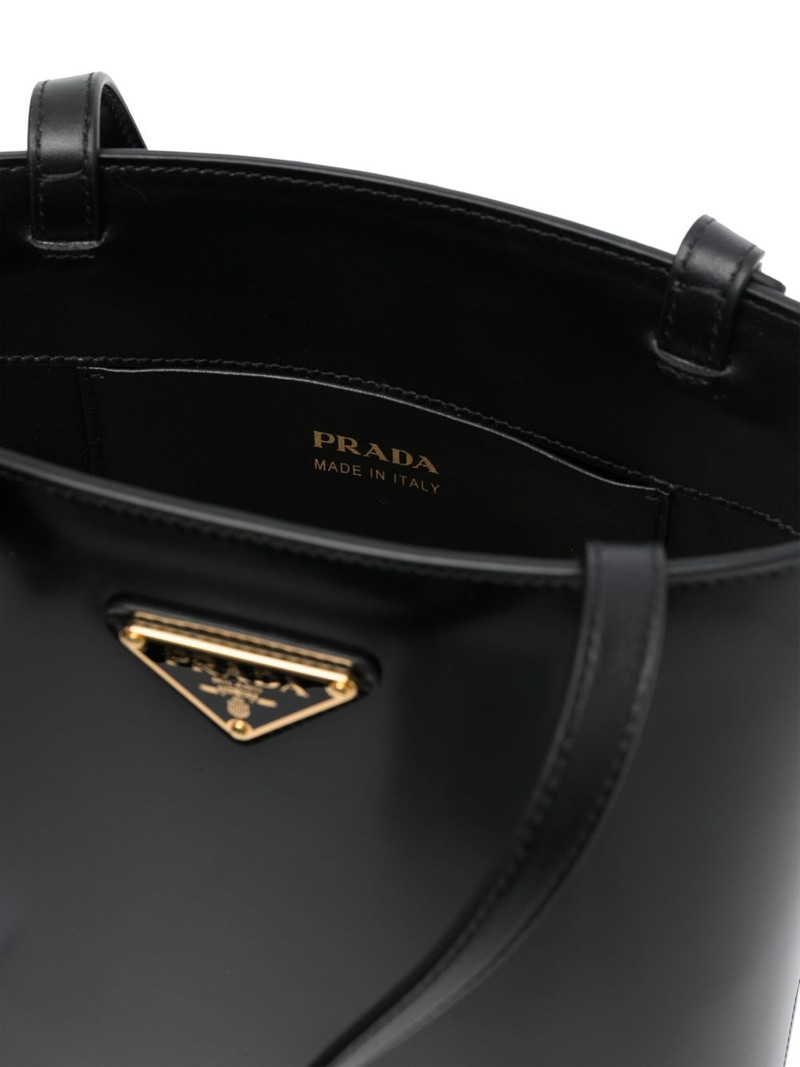 triangle logo-plaque bucket bag 5