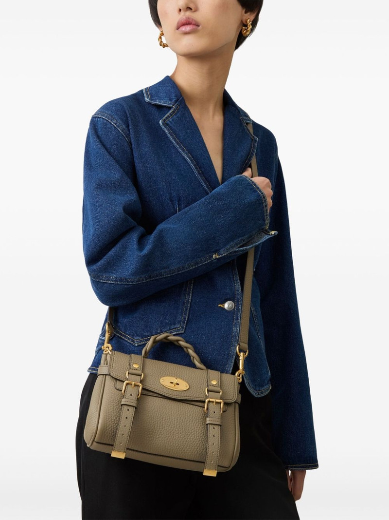 mini Alexa leather tote bag 3