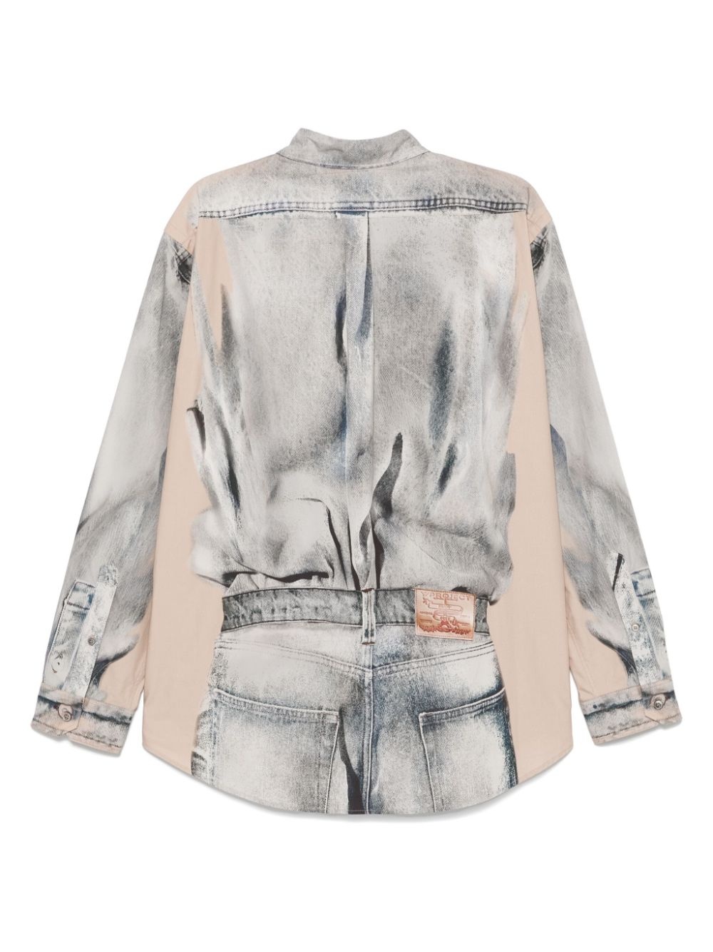 trompe-l'oeil-print shirt - 2