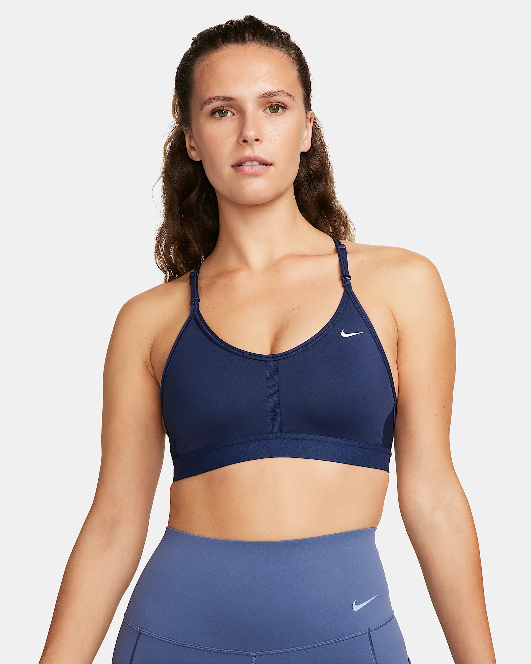 Nike Indy Women's Light-Support Padded V-Neck Sports Bra - 1