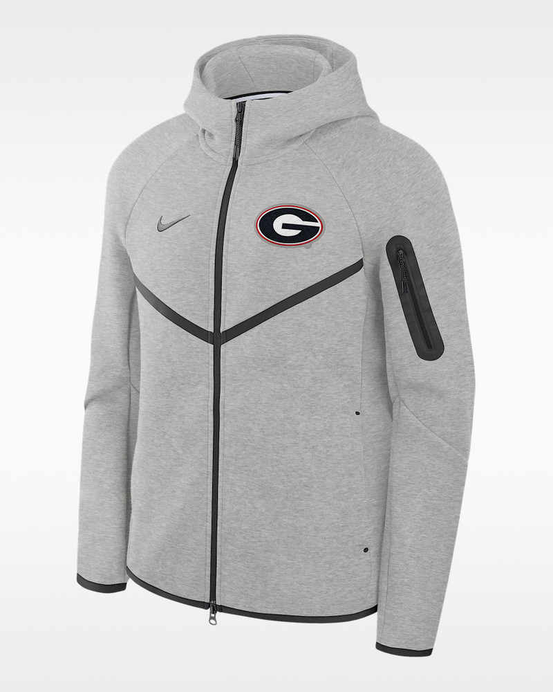 Georgia Tech Fleece Windrunner Men's Nike College Full-Zip Hooded Jacket 1