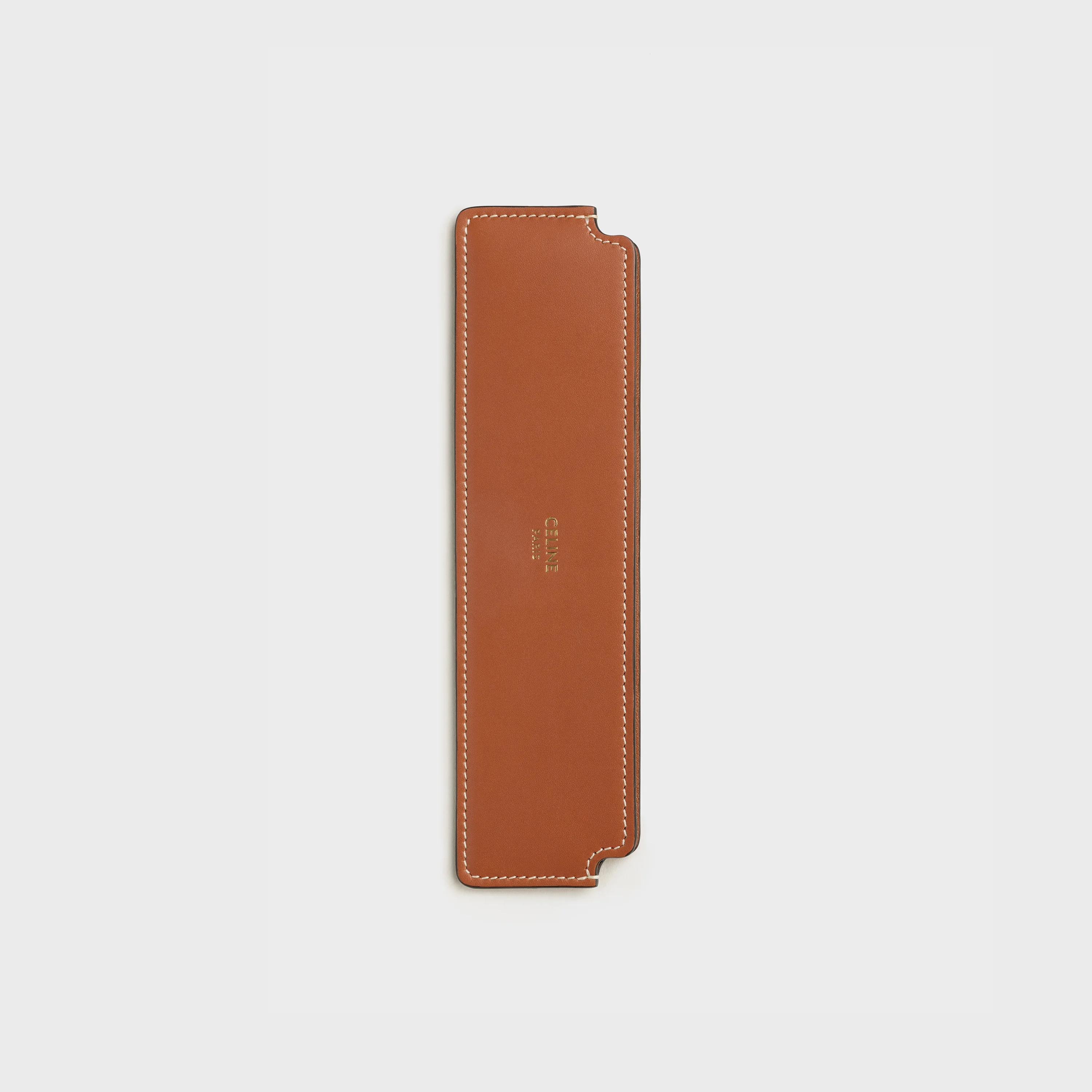 Hair Comb with Case in Natural Calfskin - 2