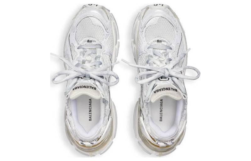 Balenciaga Cargo Sneakers 'Light Beige Microfiber and Mesh' 772774W3RMU9000 - 4