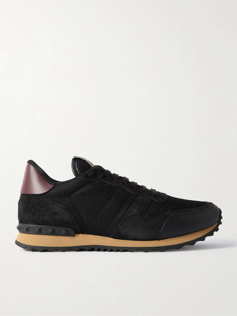 Rockrunner Suede, Leather and Mesh Sneakers - 1