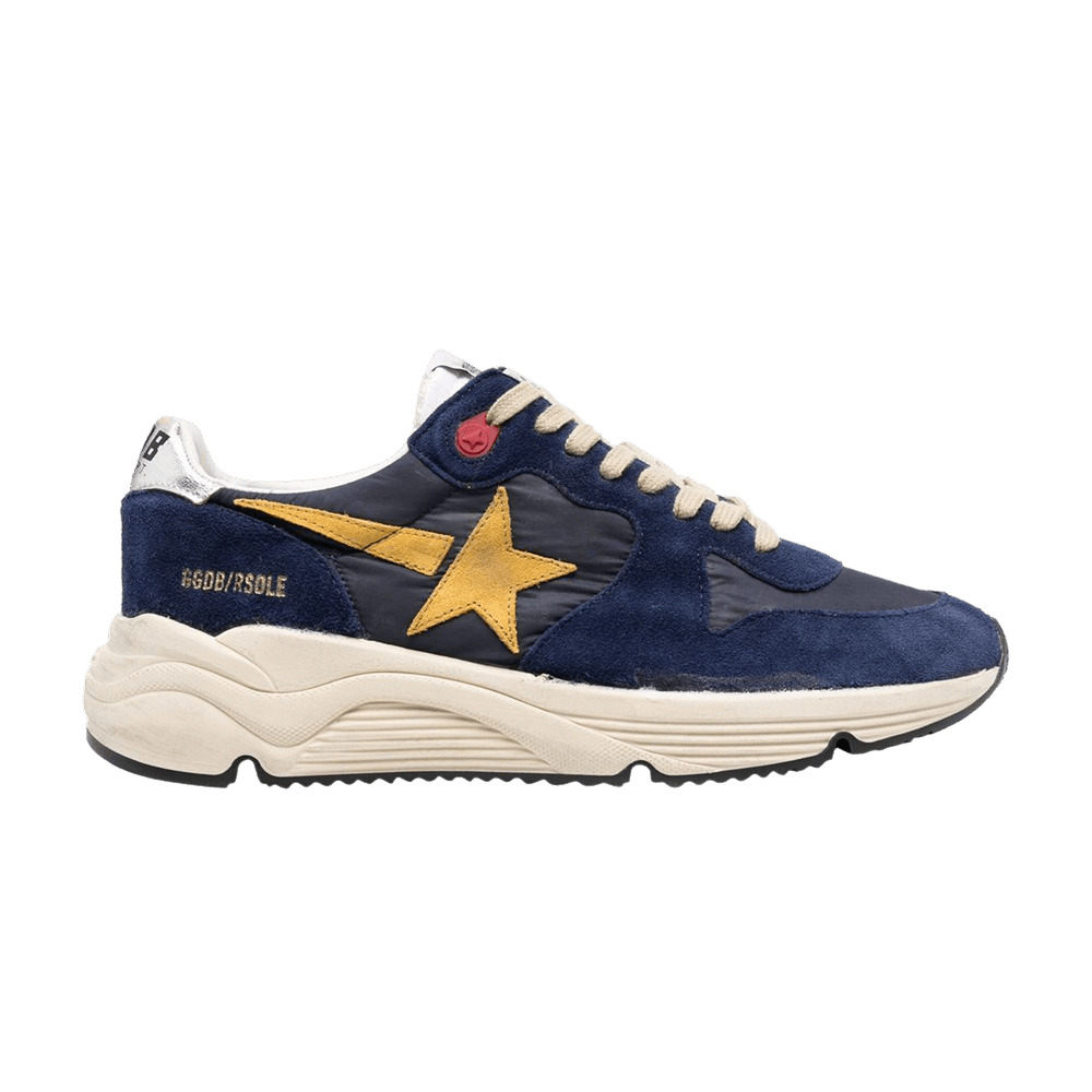 Golden Goose Running Sole 'Dark Blue Mustard' - 1