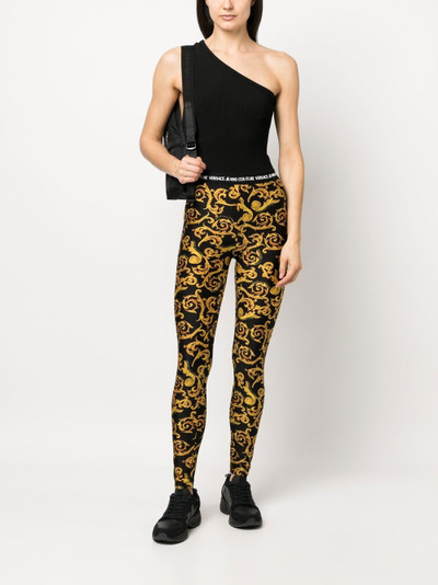 VERSACE JEANS COUTURE Sketch Couture-print leggings outlook