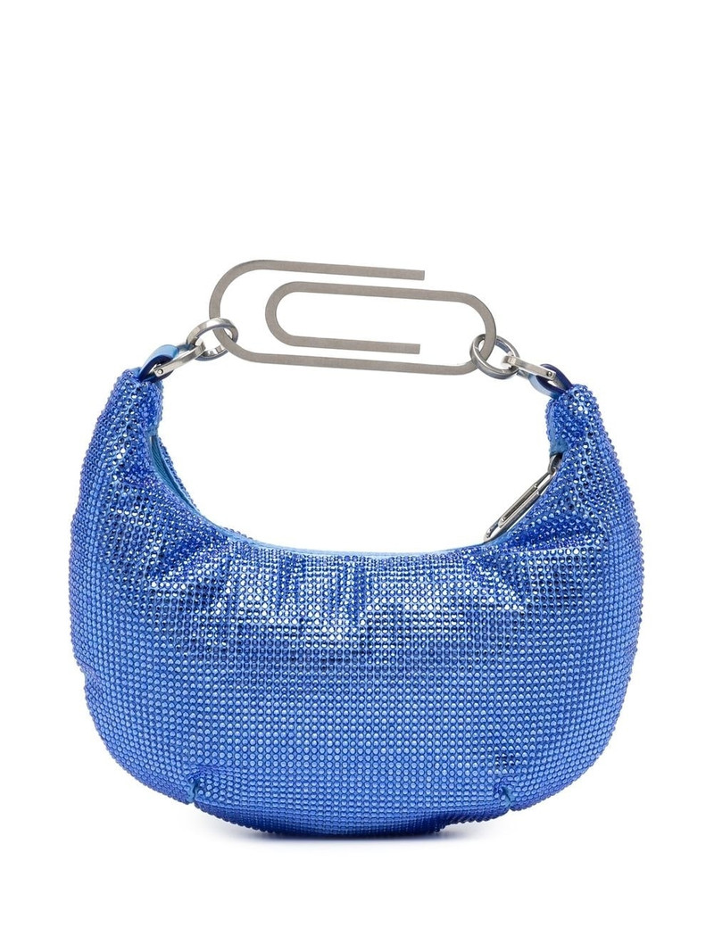 Paperclip studded shoulder bag 1