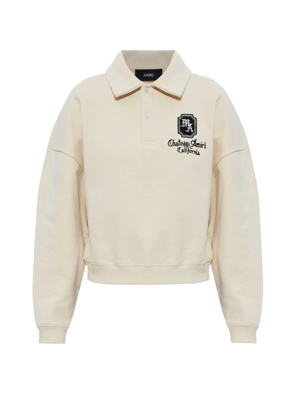 MA CHATEAU embroidered polo top - 1