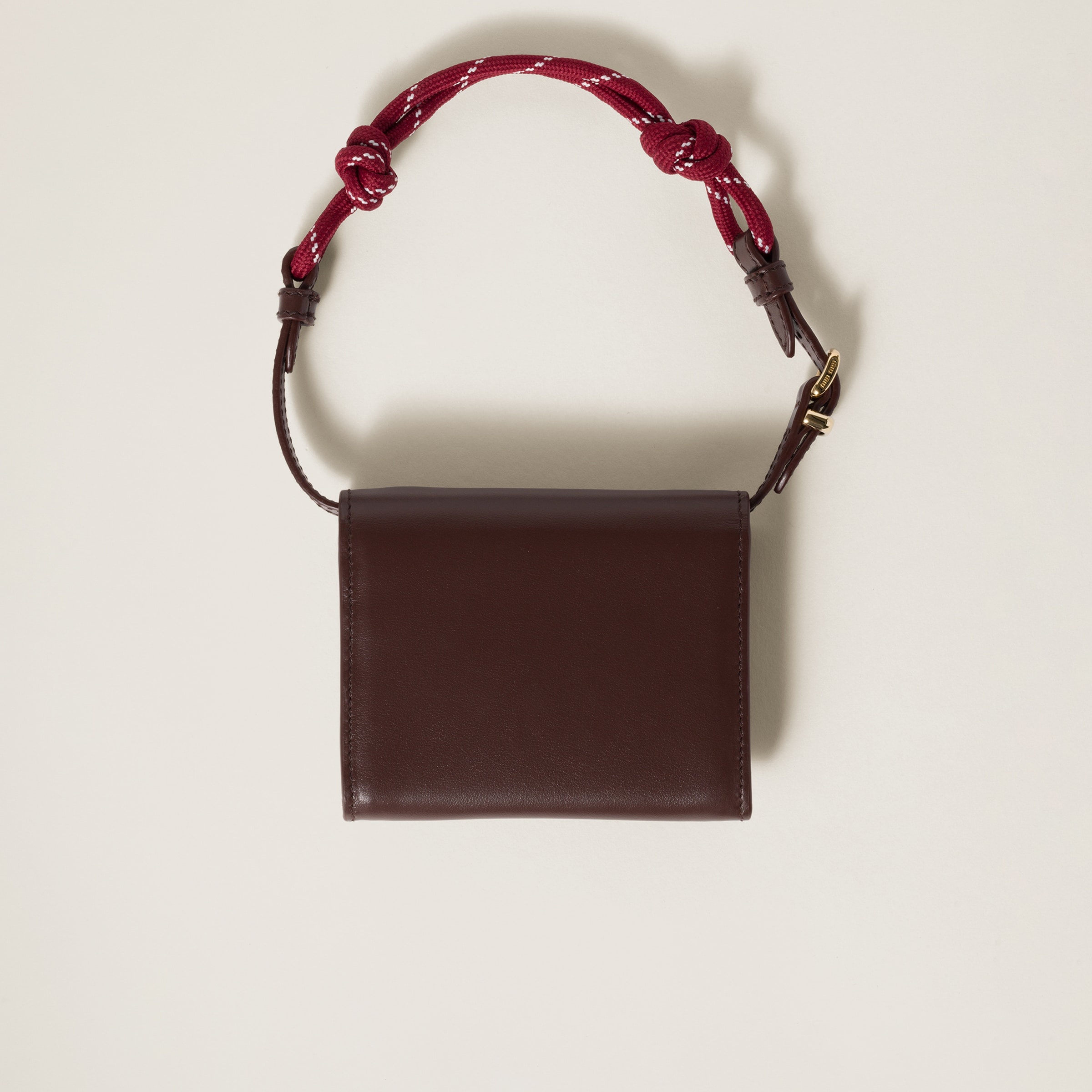 Leather shoulder wallet - 3