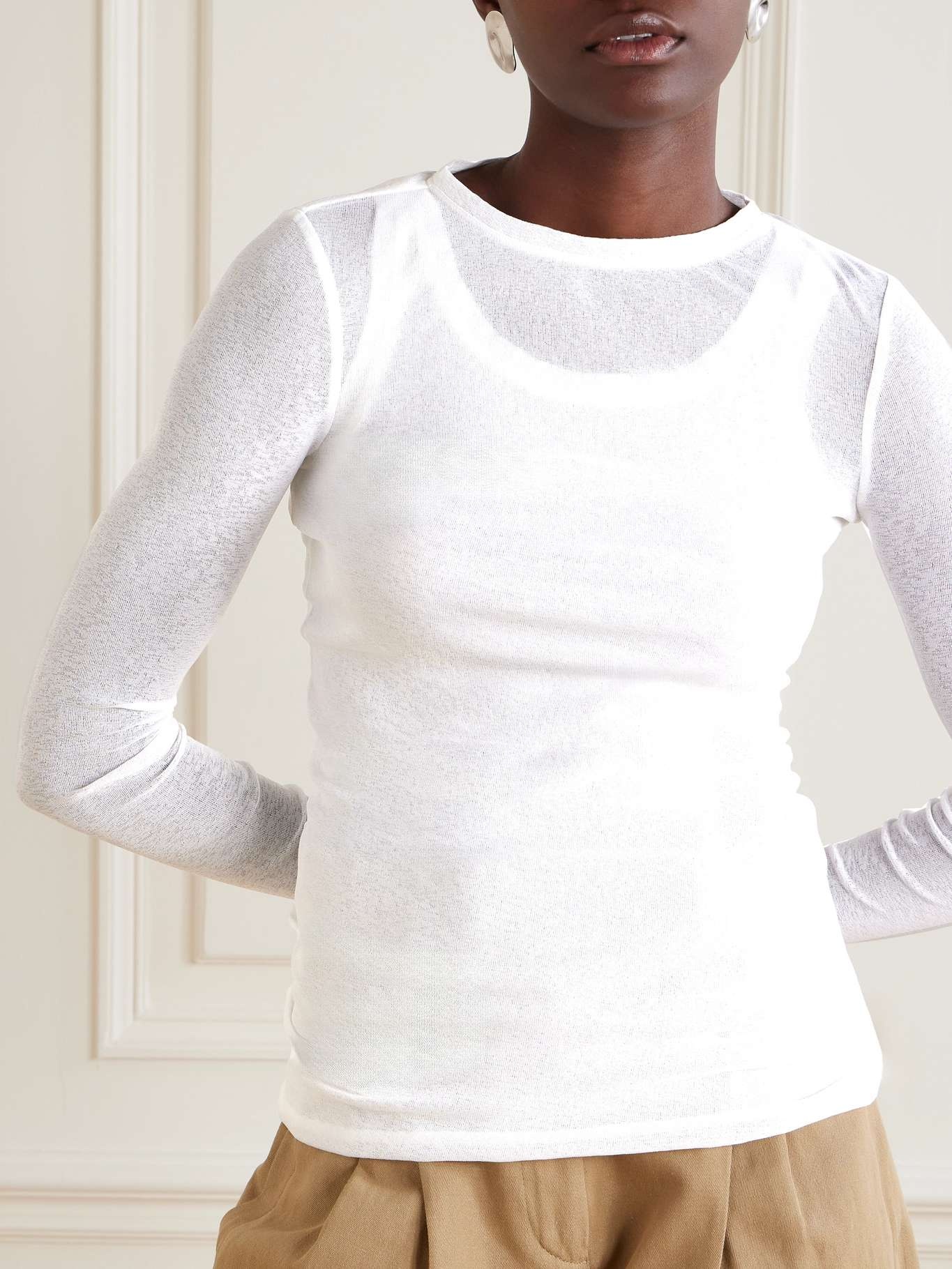 Roger layered gauze top - 3