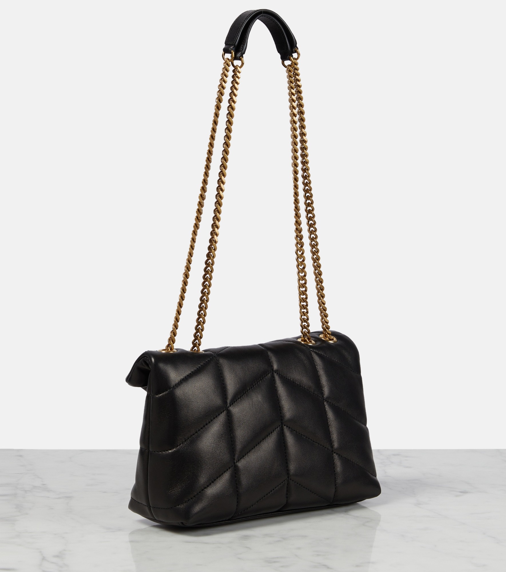 Puffer Toy quilted leather shoulder bag - 4